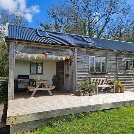 Log Cabin At The Old Summer Dairy Glastonbury Somerton  Bagian luar foto